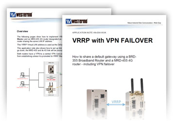 vrrp application note by westermo